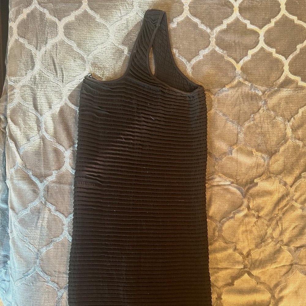 AQUA Black Bodycon Dress